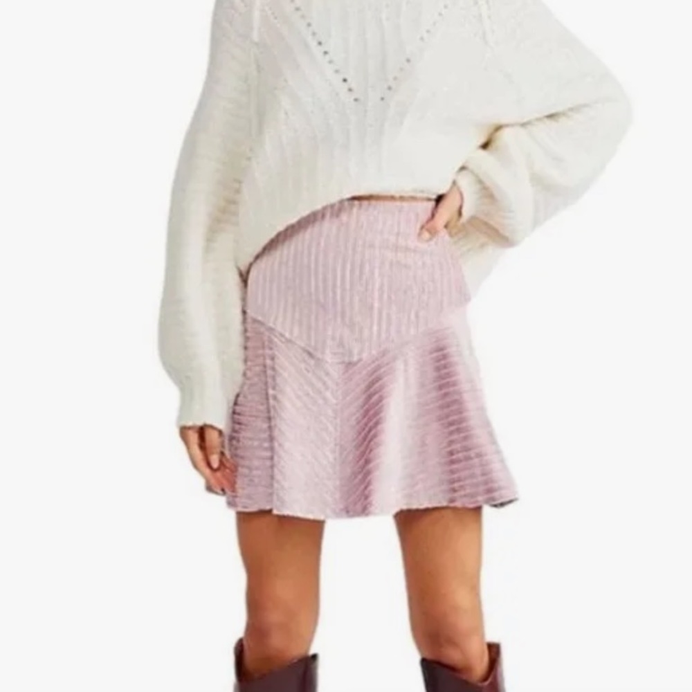 Free People Pink Skirt